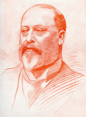 Edward VII - from drawing by Harold Speed, 1905