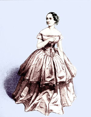 STOLZ, Rosine French Mezzo-soprano, 1815-1903.  Created many Donizetti rôles: Leonora (La Favorita); Teresa (Benvenuto Cellini) & Zaida (Don Sebastiano)
