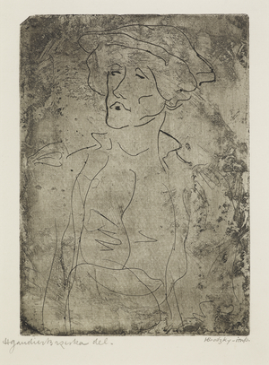 Half-length figure, n.d. (print)