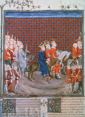 The Czech king and Roman Emperor Charles IV met with the French king Charles V in Paris