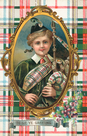 British New Year's card (litho)