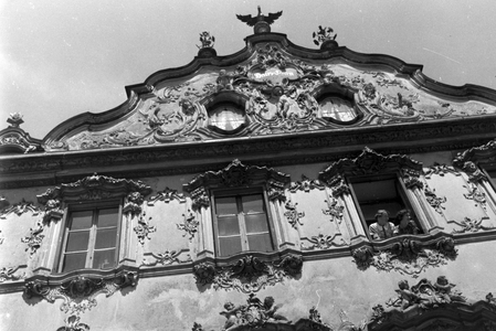 A trip to Würzburg, Germany 1930s (b/w photo)