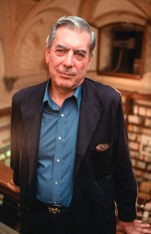 Mario Vargas Llosa, Florence, Italy, 1998 (photo)