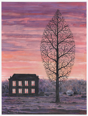 La recherche de l'absolu, c.1963 (gouache & brush & India ink on paper)