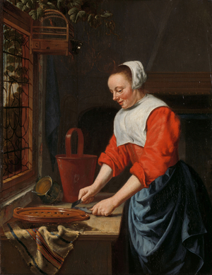 The servant girl, 1631 (oil on panel)