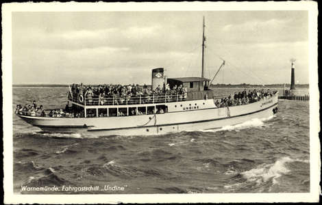 Rostock Warnemünde, Steamer Undine, White Fleet