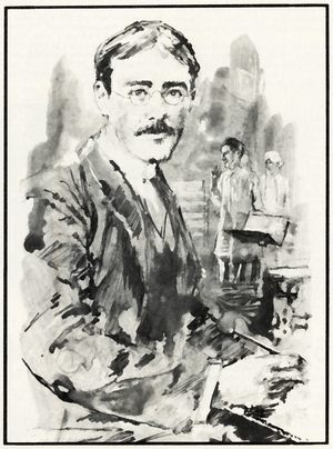 Rudyard Kipling (litho)