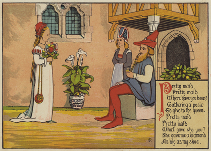 Pretty maid Pretty maid  (colour litho)