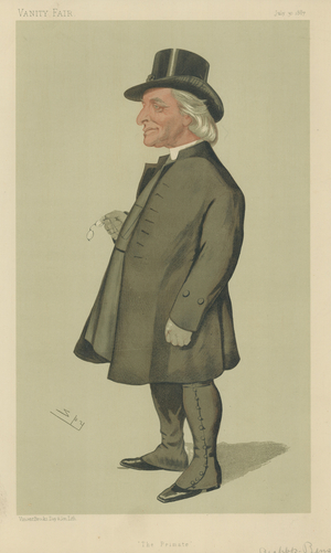 The Right Honourable Edward White Benson (colour litho)