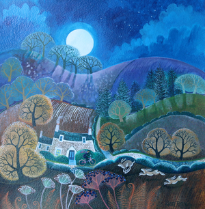 First Frost, 2017 (acrylic inks on paper)