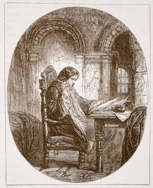 Sir John Eliot in Prison (litho)