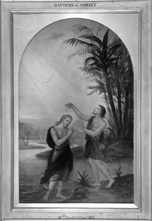 Sketch for Montrouge church: Baptism of Christ, ca. 1869 (oil on canvas)