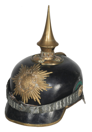 Saxon Officer's Officer's Spike Helmet (Pickelhaube)

