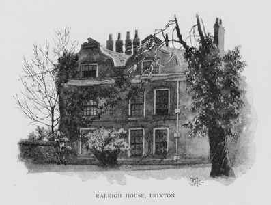 Raleigh House, Brixton (litho)