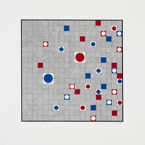 The Game of Klimt, 2010 (coloured paper on card)