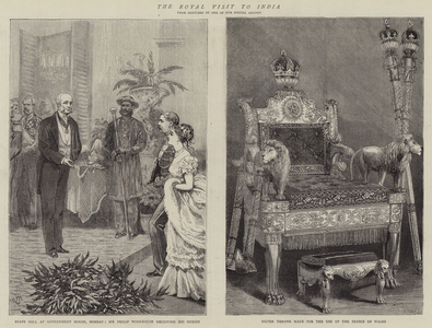 The Royal Visit to India (engraving)