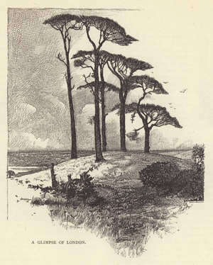 A glimpse of London (litho)