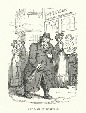 The man of business (engraving)