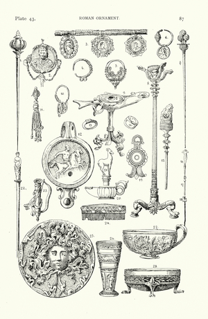 Roman ornament (litho)