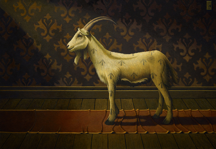 Escape Goat, 2013 (oil on canvas)