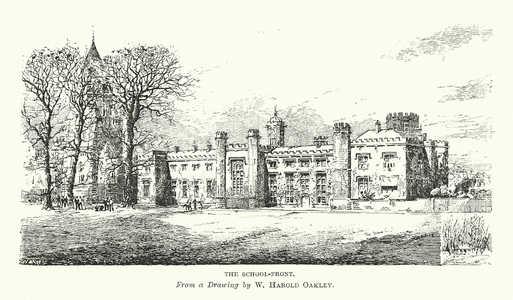 The school-front (engraving)