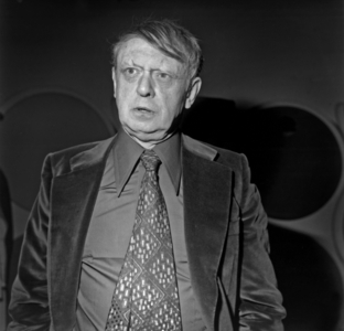 Anthony Burgess (1917-1993) english writer (A Clockwork Orange) c. 1979 (photo)