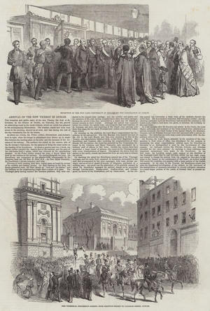 Arrival of the New Viceroy in Dublin (engraving)