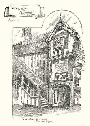 Leicester's Hospital, Warwick (engraving)