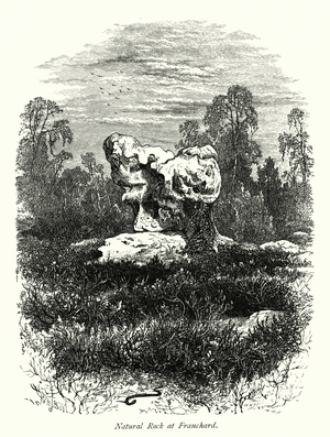 Natural Rock at Franchard (engraving)