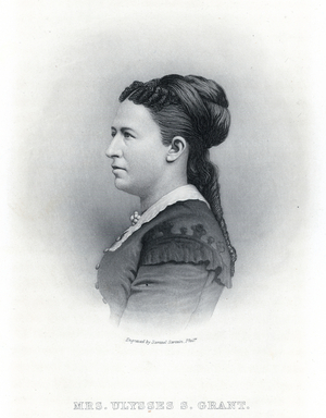 Mrs Ulysses S Grant (engraving)