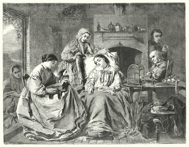 Les Soeurs de Lait (engraving)