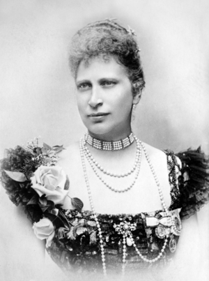 Princess Lovisa of Sweden and Norway (1851-1926) queen concsort of Denmark (FredericVIII's wife), c. 1900