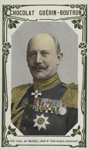 General de Moltke, chef d'etat-major allemand (coloured photo)
