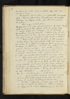 Avant et après - Description of Gauguin's stay with Vincent van Gogh in Arles (P. 14), 1903 (pen and black ink on wove paper)