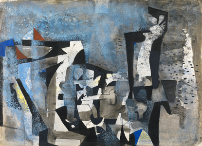 Spring Equinox, 1951 (gouache on paper)