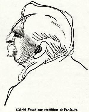FAURÉ 'aux répétitions de