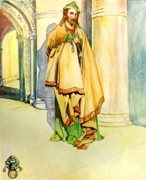 Man 's costume in reign of Henry I  (1100 - 1135)