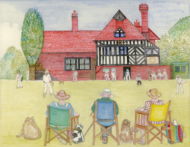 The Cricket Match (2018 (w/c on paper)