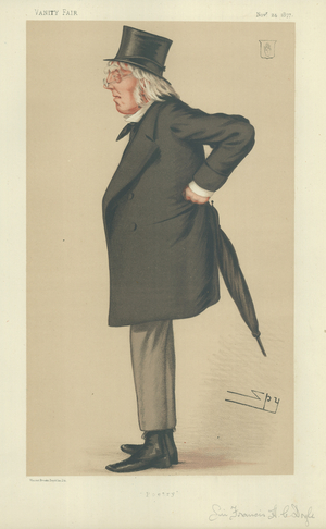 Sir Francis Hastings Charles Doyle (colour litho)