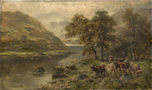 The Pass of Brander  (oil on canvas)
