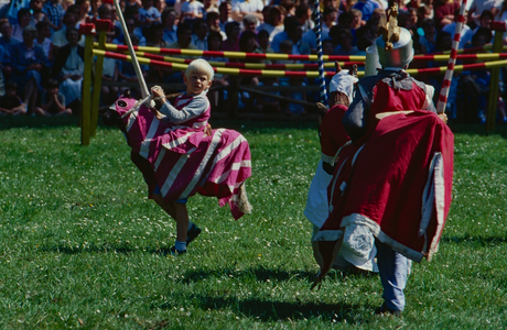 Knight's role play eveng at Satzvey castle in Mechernich, Germany