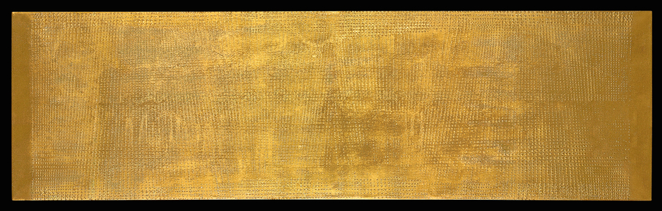Goldgold, 1959-1965 (gold leaf on canvas)