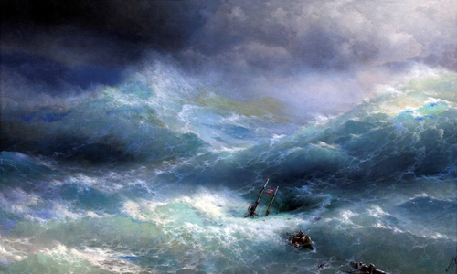 Wave, 1889 (oil on canvas)