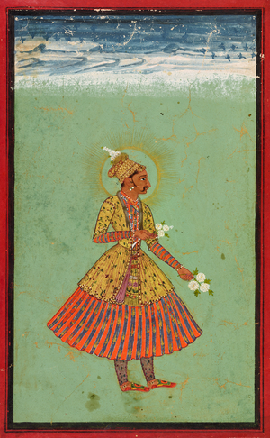 Rao Jagat Singh of Kota, c.1670-1675 (opaque watercolor and gold on paper)