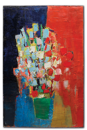 Flowers, 1952 (oil on canvas)