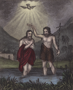 Illustration for Scripture History for the Improvement of Youth, c.1850 (coloured engraving)