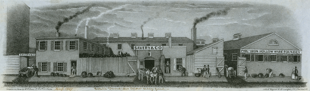 Savery & Co. Phila. iron hollow ware foundry, printed by Wagner & McGuigan, August 1847 (litho)


