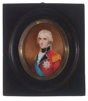 Richard (Colley), 1st Marquess of Wellesley, KP, Governor General of India (miniature on ivory)