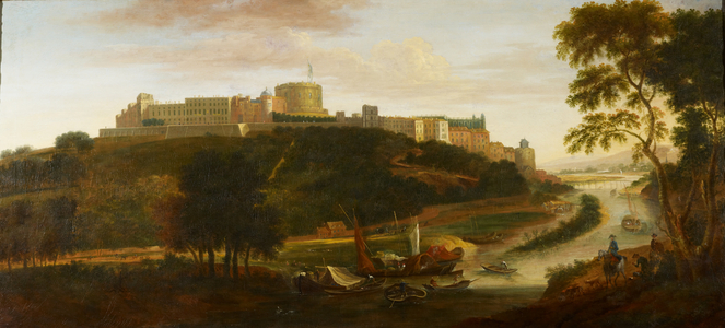 A View of Windsor Castle, c.1730 (oil on canvas)