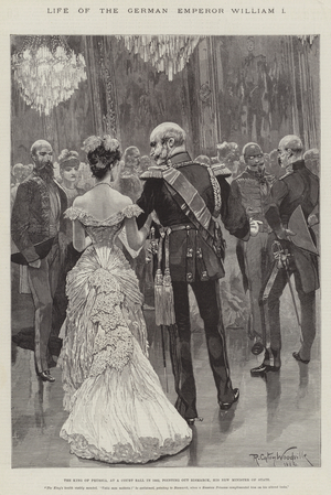 Life of the German Emperor William I (engraving)